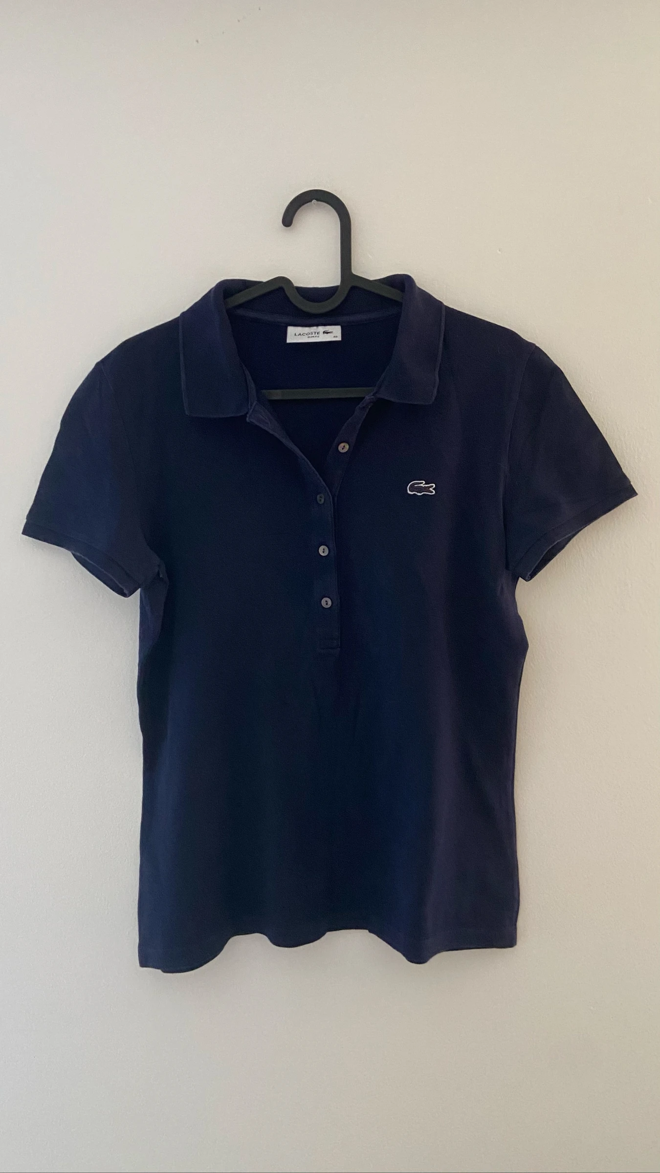 Polo Lacoste marine blauwe slim fit nieuw – photo 2